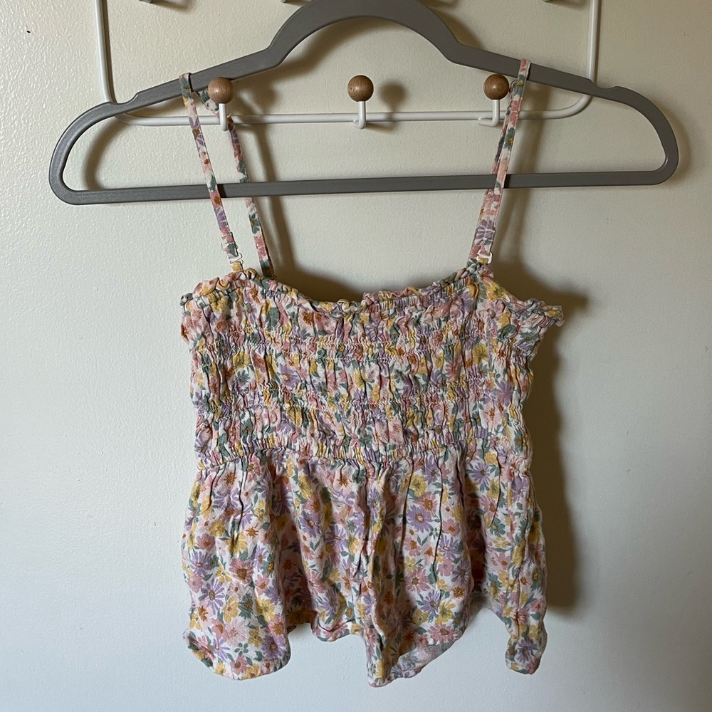 American Eagle Floral Tank Top - Extra Small